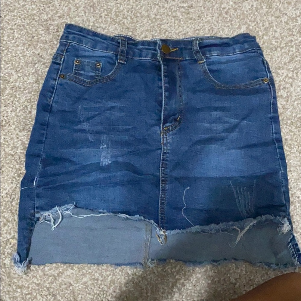 Jean skirt